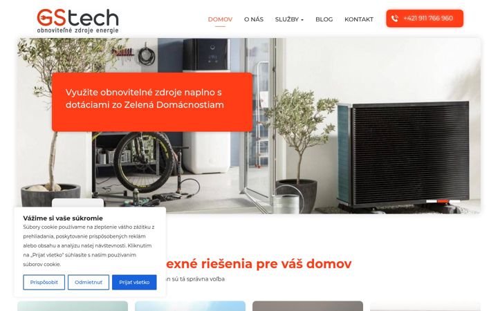 Screenshot of gstech.sk