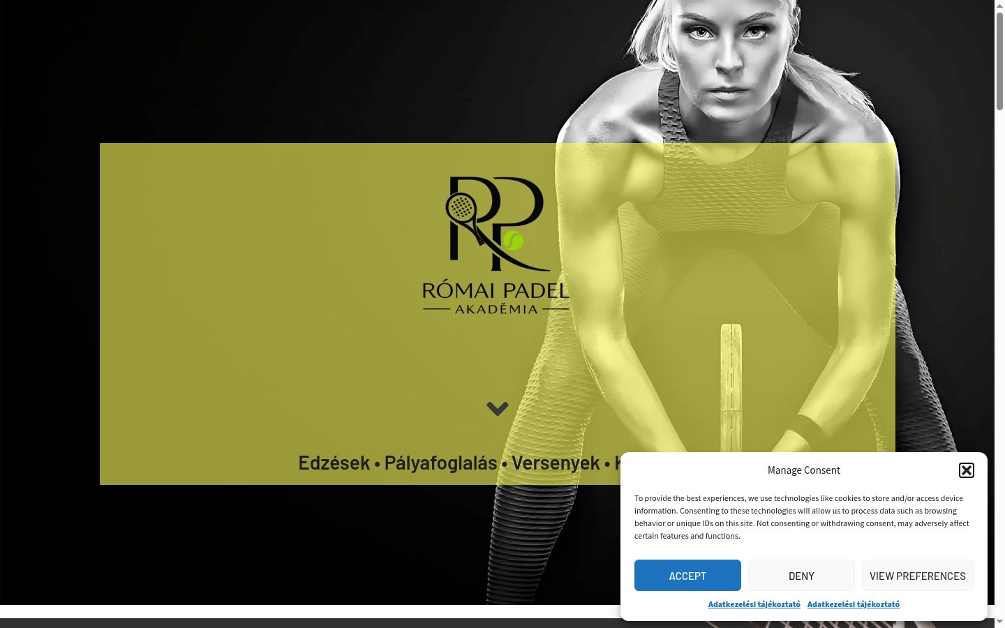 Posnetek zaslona pasice za privolitev, prikazane pred kakršno koli interakcijo