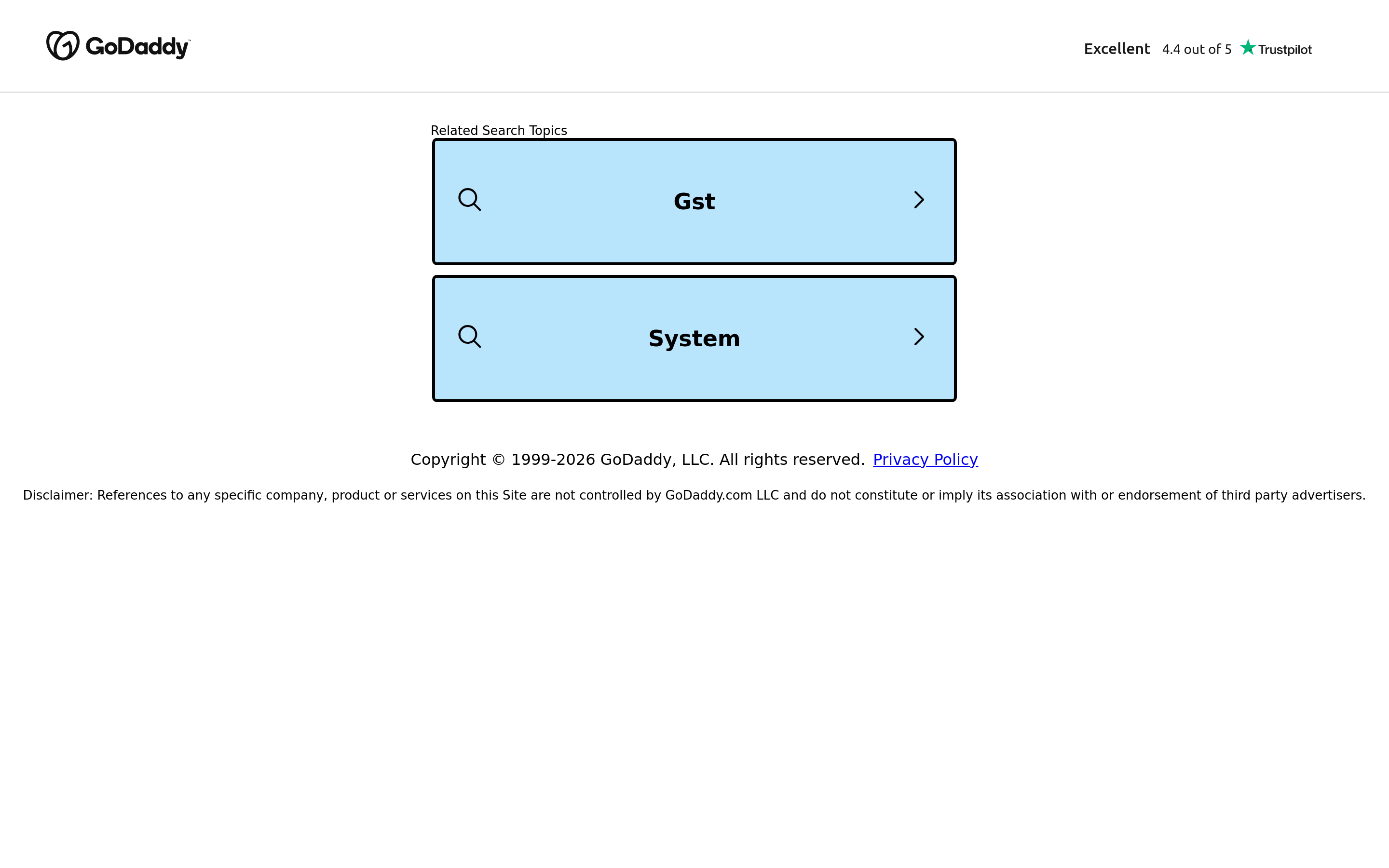 Screenshot of gstsystem.in