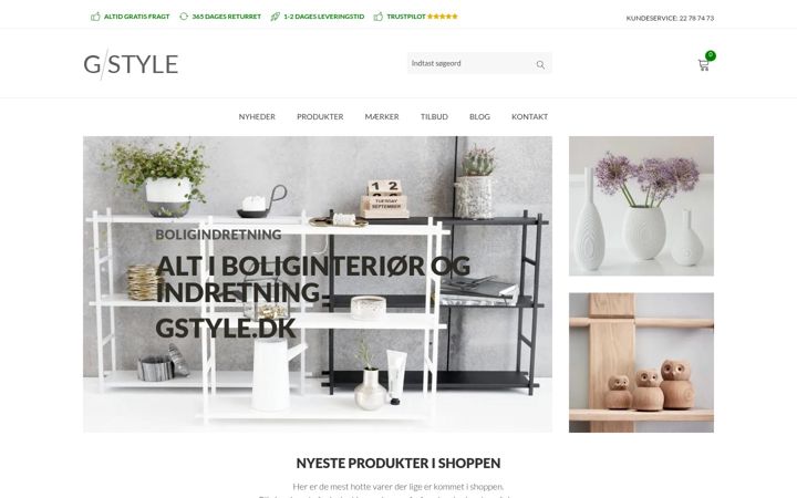 Screenshot of gstyle.dk