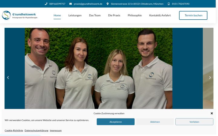 Screenshot of gsundheitswerk.de