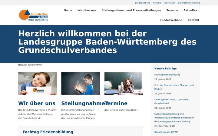 Screenshot of gsv-bw.de