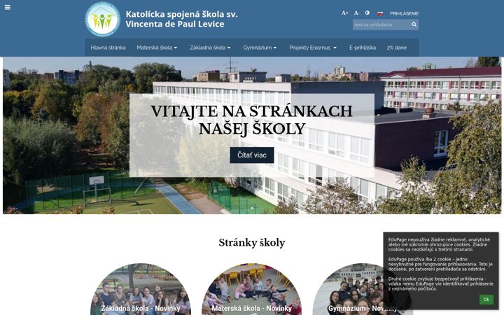 Screenshot of gsv.sk