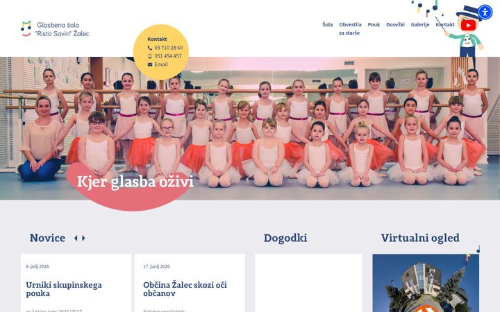 Screenshot of gszalec.si