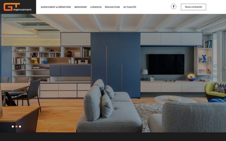 Screenshot of gt-agencement.com