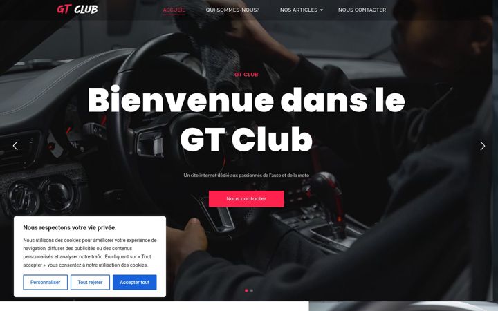Screenshot of gt-club.fr