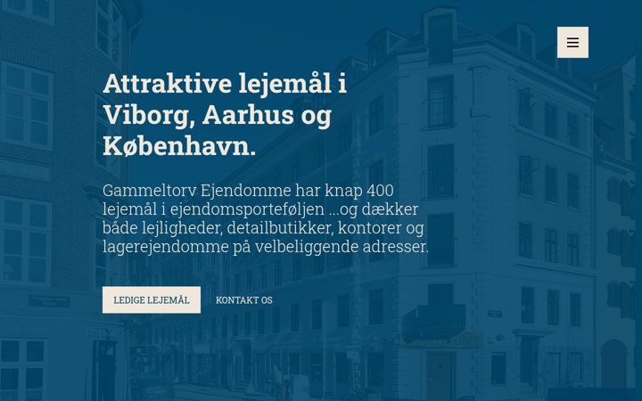 Screenshot of gt-ejendomme.dk
