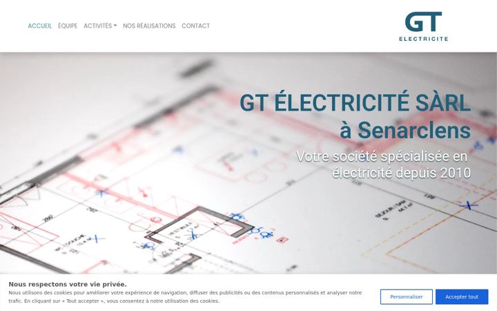 Screenshot of gt-electricite.ch