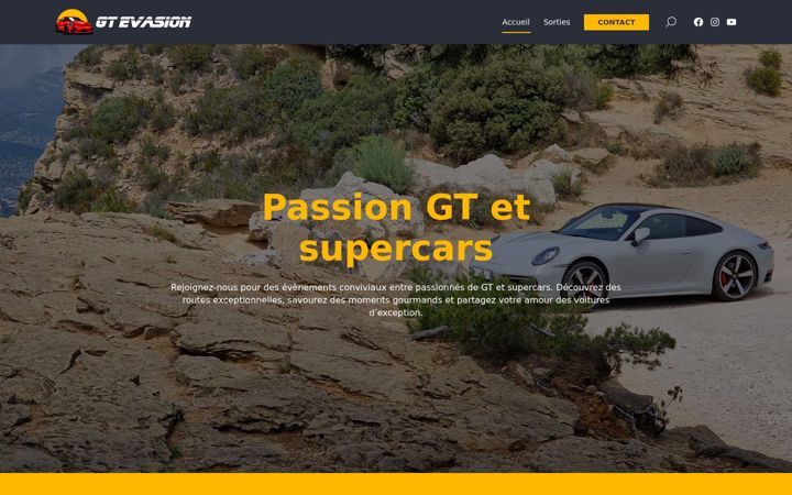Screenshot of gt-evasion.fr