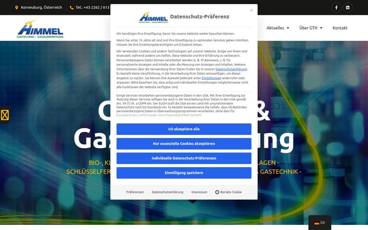 Screenshot of gt-himmel.com