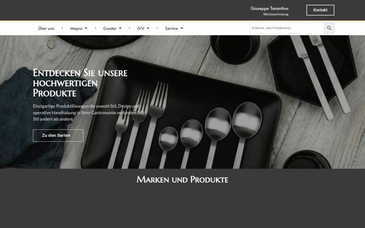 Screenshot of gt-hospitality.com