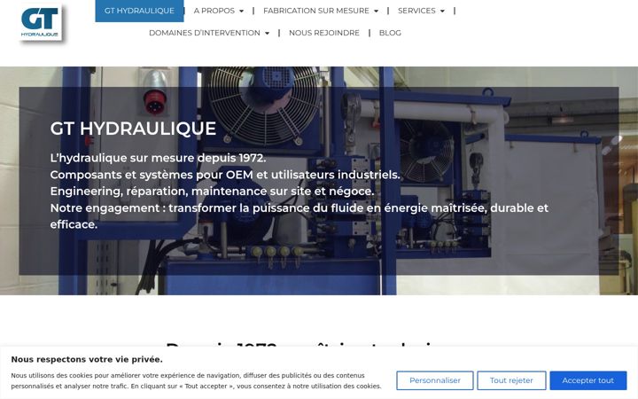 Screenshot of gt-hydraulique.fr