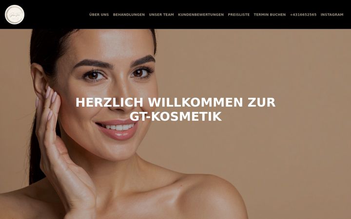 Screenshot of gt-kosmetik.at