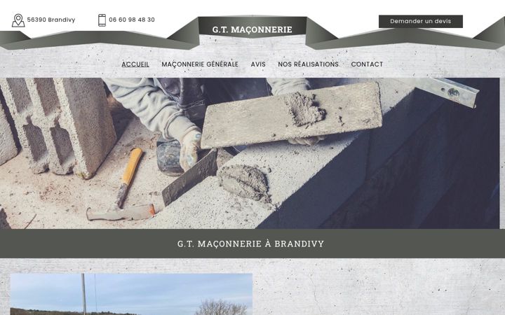 Screenshot of gt-maconnerie.fr