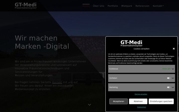 Screenshot of gt-media.eu