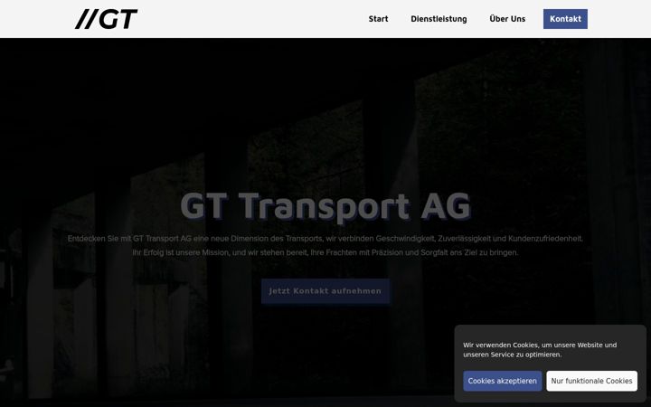 Screenshot of gt-transport.li