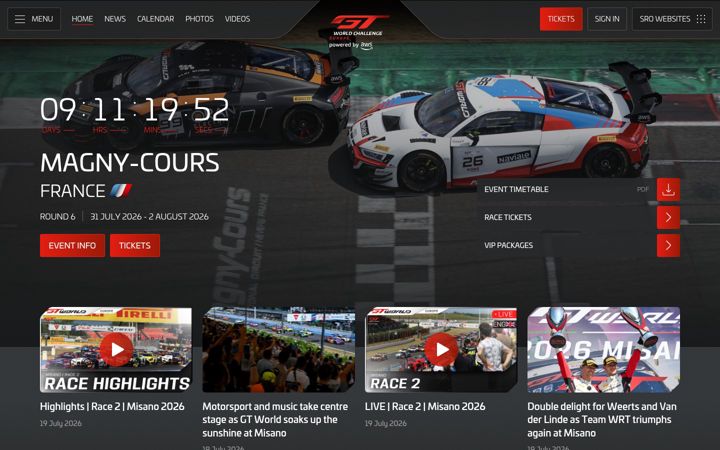 Screenshot of gt-world-challenge-europe.com