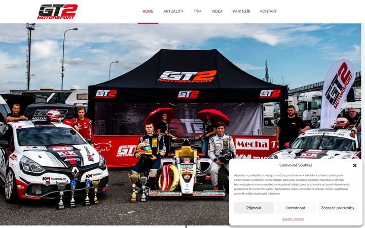 Screenshot of gt2motorsport.cz