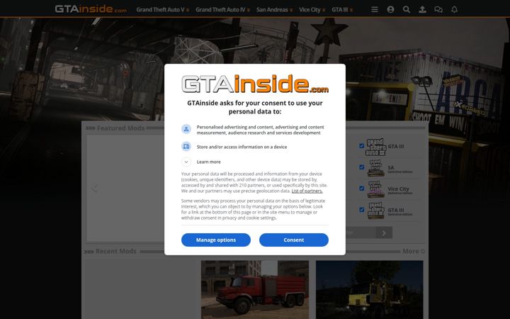 Ekrano kopija gtainside.com