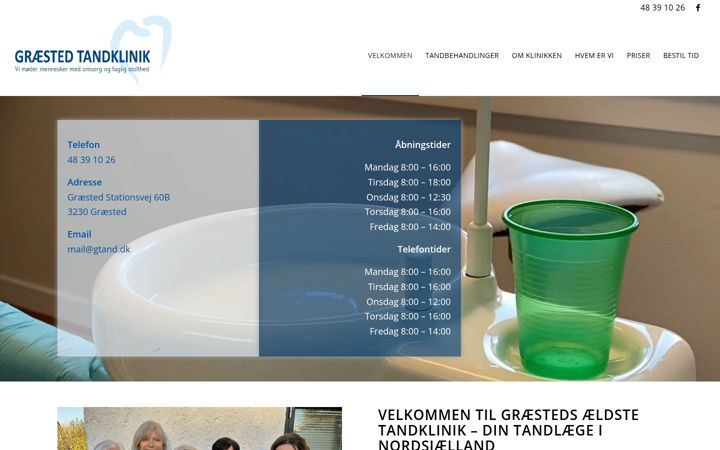 Screenshot of gtand.dk