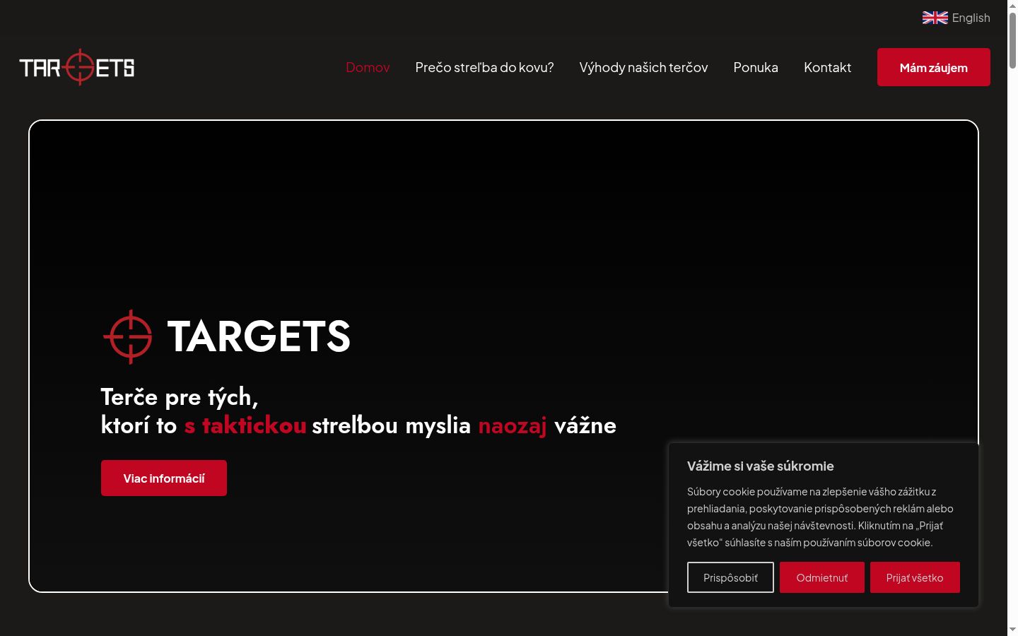 Snímka obrazovky banera súhlasu zobrazeného pred akoukoľvek interakciou
