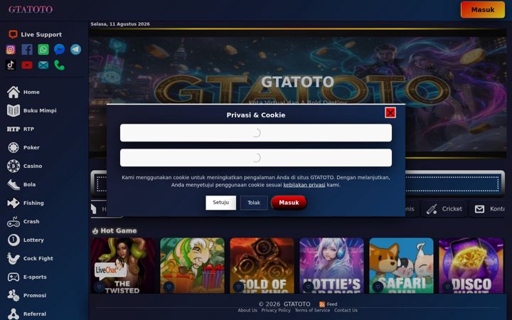Screenshot of gtatoto.it.com