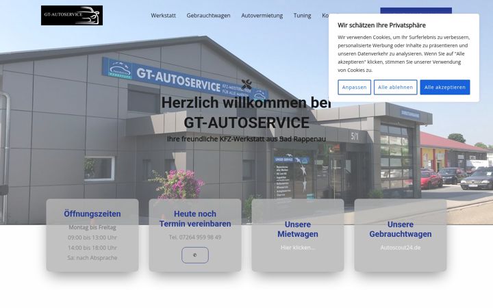 Screenshot of gtautoservice.com