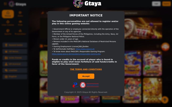 Screenshot ta' gtaya.com