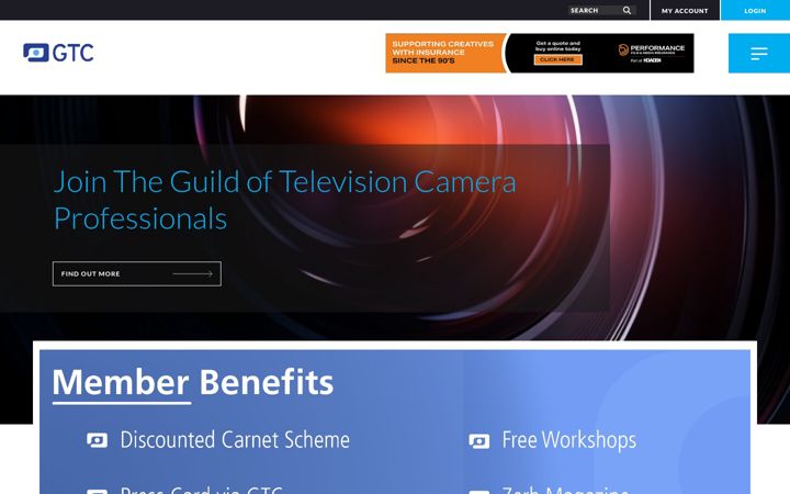 Screenshot of gtc.org.uk