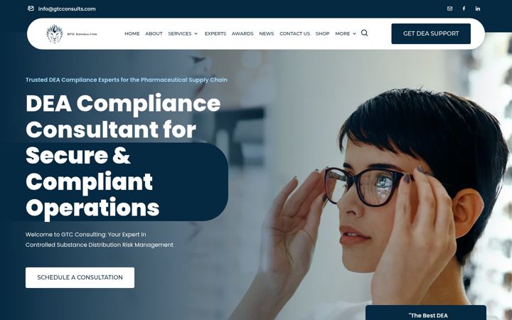 Screenshot of gtcconsults.com