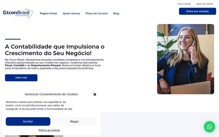 Screenshot of gtconbrasil.com.br