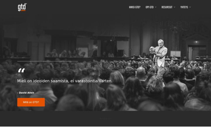 Screenshot of gtdnordic.fi