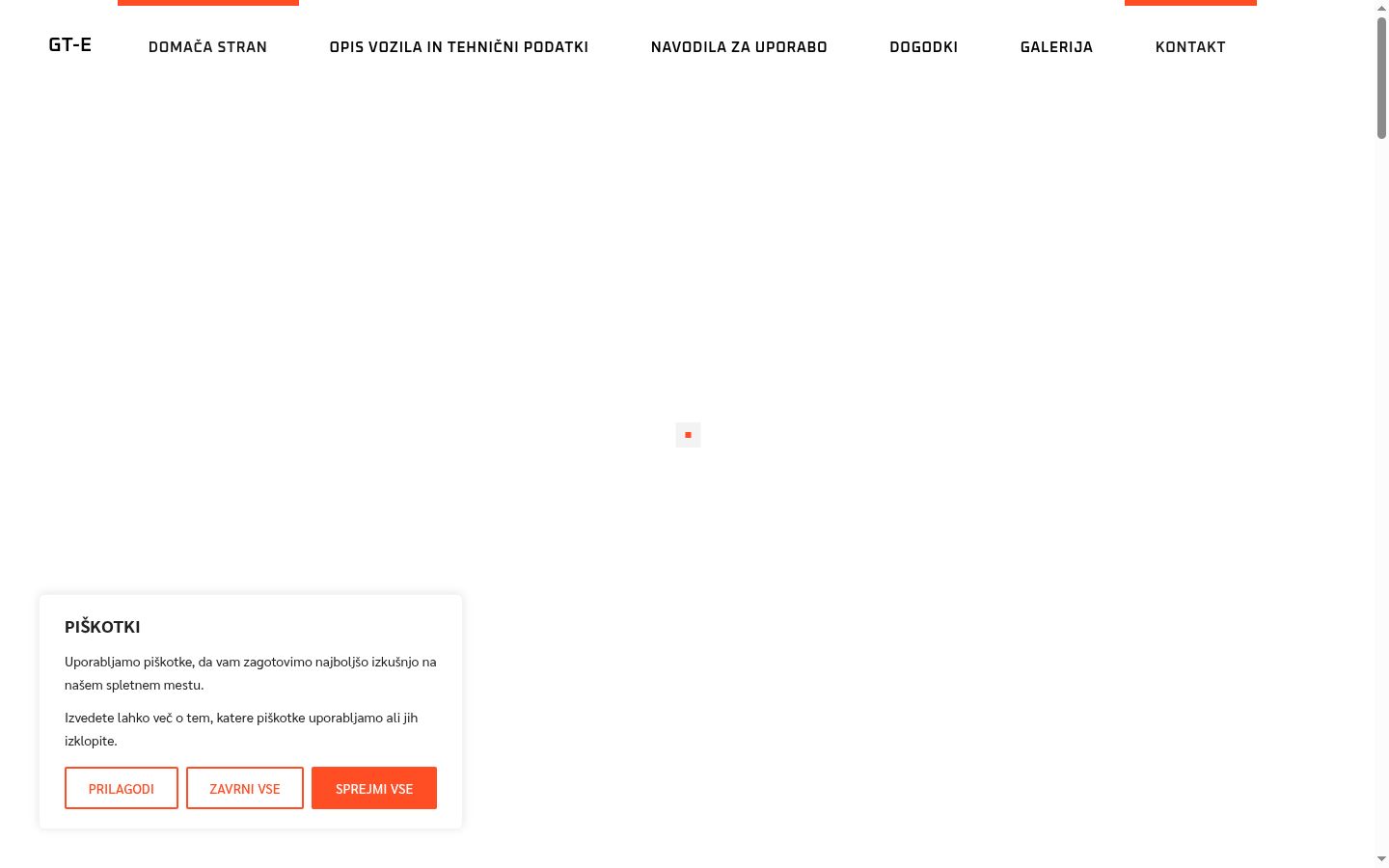 Screenshot des Einwilligungsbanners vor jeglicher Interaktion