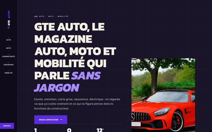 Screenshot of gteauto.fr