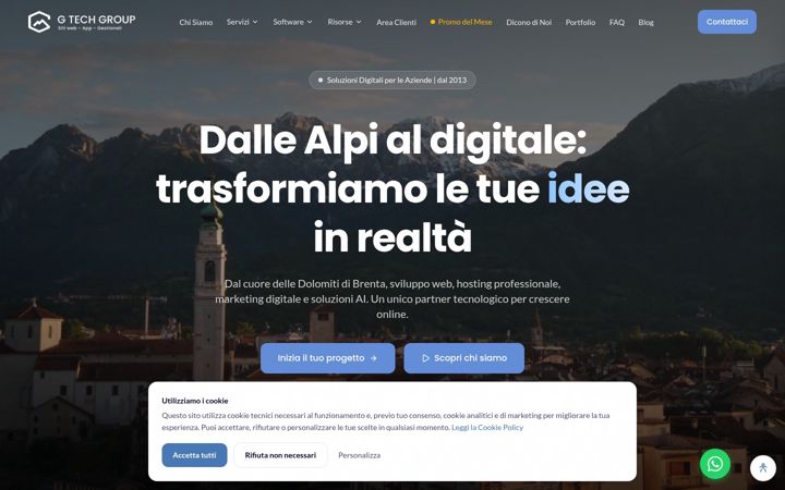 Screenshot of gtechgroup.it