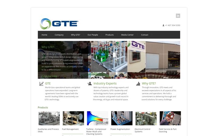 Screenshot of gtefficiency.com
