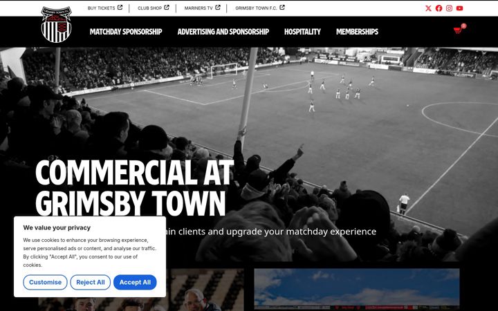 Screenshot of gtfccommercial.co.uk