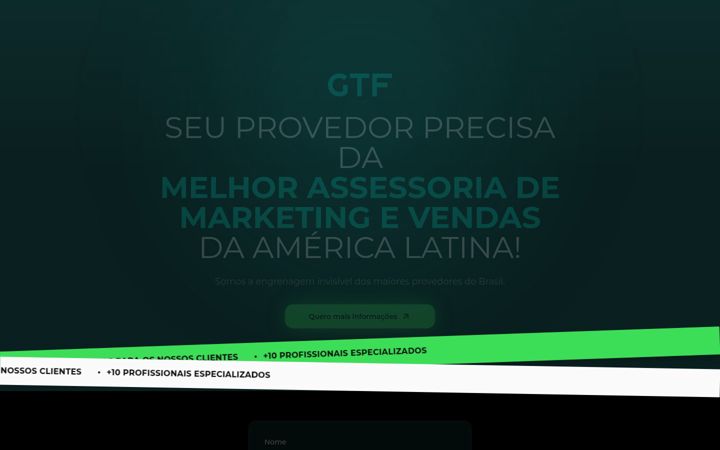 Screenshot of gtfcompany.com