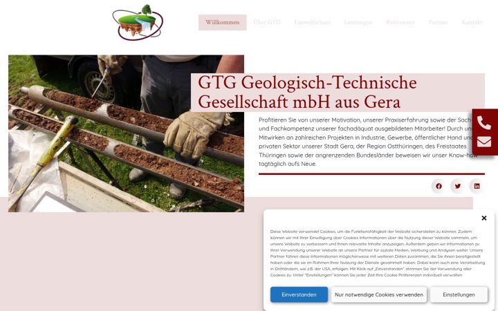 Screenshot of gtg-gera.de