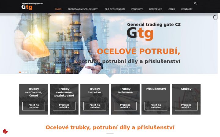 Screenshot of gtg-potrubi.cz