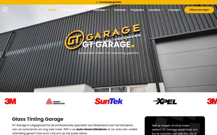 Screenshot of gtgarage.nl