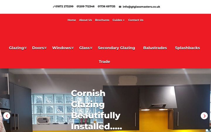 Screenshot of gtglassmasters.co.uk