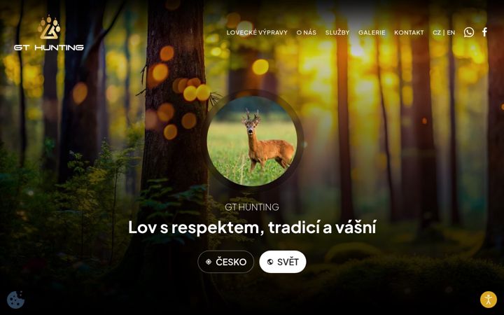 Screenshot of gthunting.com