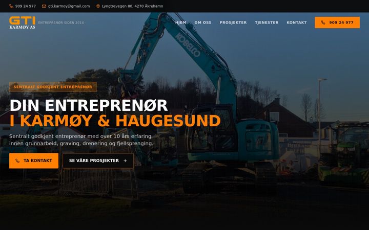 Screenshot of gtikarmoy.no