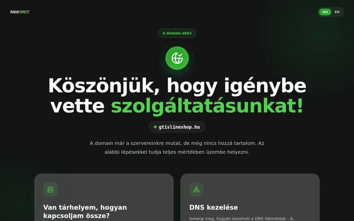 Screenshot of gtislineshop.hu