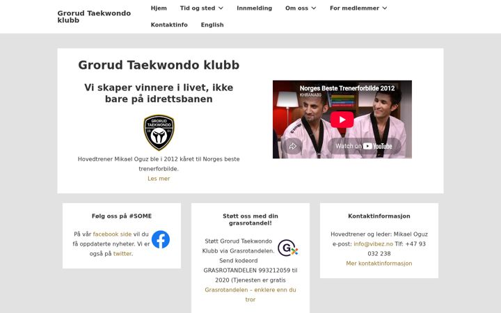 Screenshot of gtkd.no