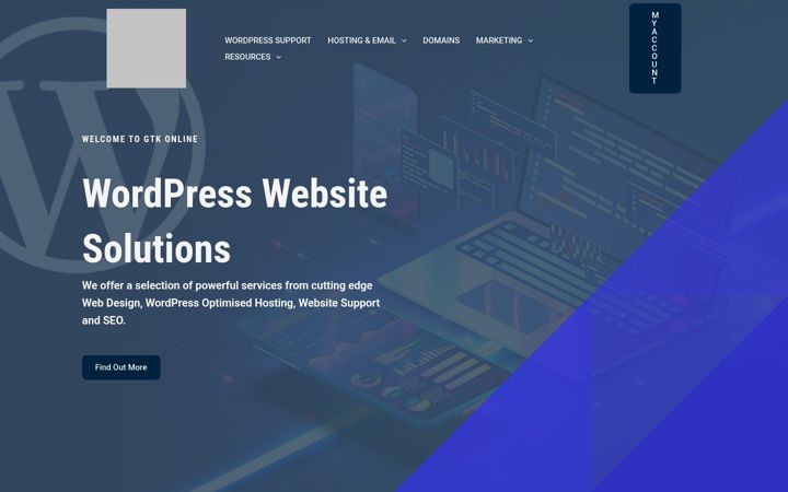 Screenshot of gtkonline.co.uk