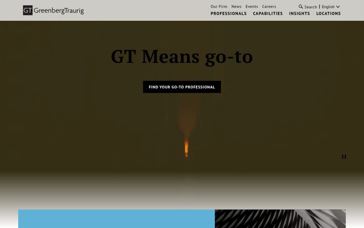 Screenshot van gtlaw.com