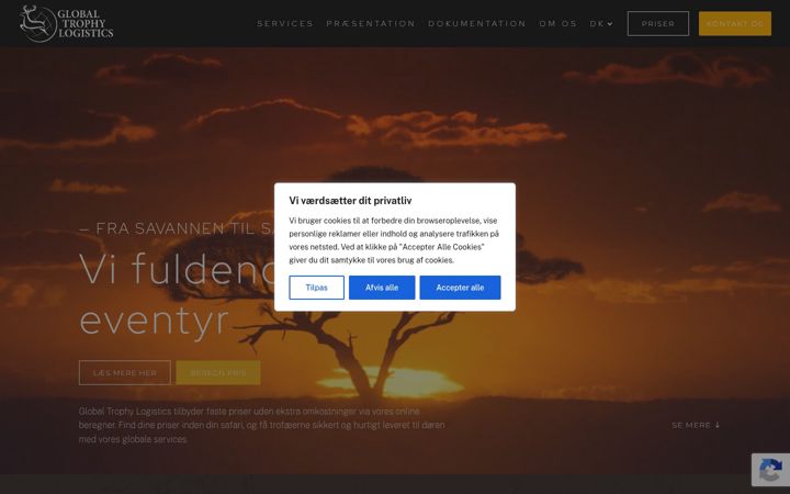 Screenshot of gtltrophy.com