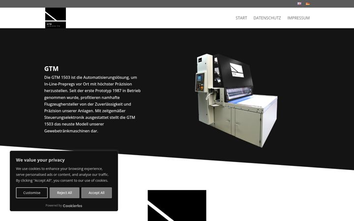 Screenshot of gtm-composite.de